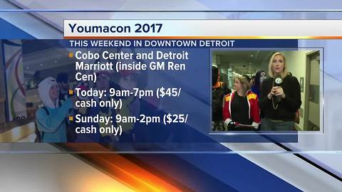 Youmacon 2017 underway in downtown Detroit this weekend