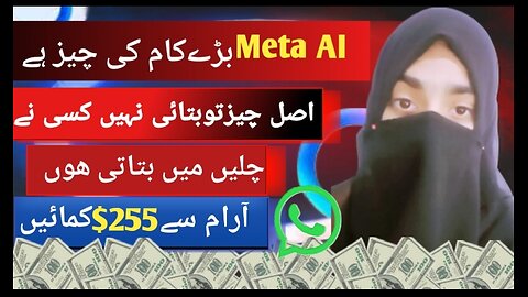 How to use &Earn Meta AI Wattsapp | Meta AI SA Paisay Kesy kmayy