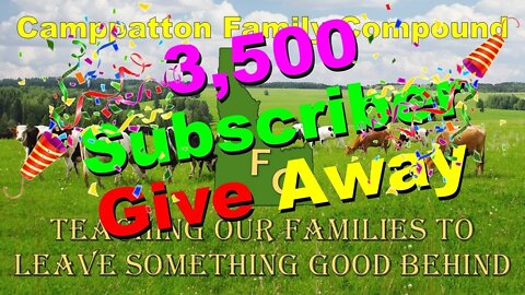 No. 835 – 3500 Subscriber Thank You Give Away