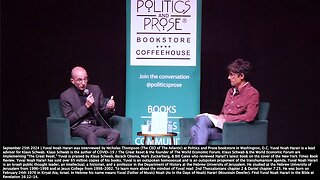 Yuval Noah Harari | "In the U.S. There Is a Completely Open Legal Path to Recognizing Non-Humans Devoid of Bodies As Legal Persons w/ Rights. Corporations Are Legal Persons That Have Freedom of Speech." - 9/25/24