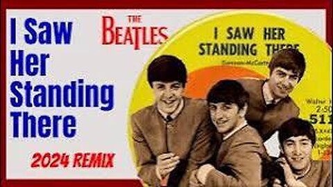 The Beatles 'I Saw Her Standing There' Excitement In The Mix! | New 2024 Remix, Lead Guitar Centered