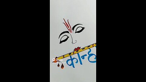 how to draw Lord Krishna