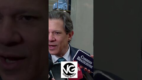 Ministro da Fazenda, Fernando Haddad, conversa com a imprensa #lula #haddad