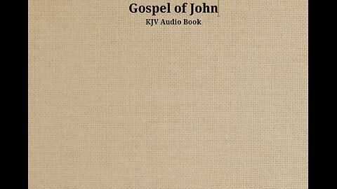 Gospel of John - Ch 13 - KJV