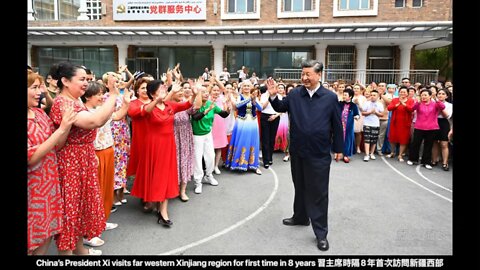 China’s President Xi visits far western Xinjiang region for first time in 8 years