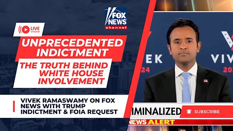 Vivek Ramaswamy on Fox News - Ingraham Angle with Trump Indictment & FOIA Request