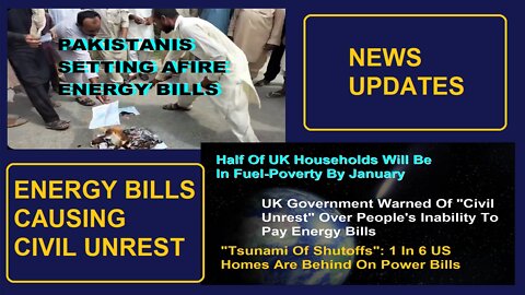 Civil Unrest Over People's Inability To Pay Energy Bills