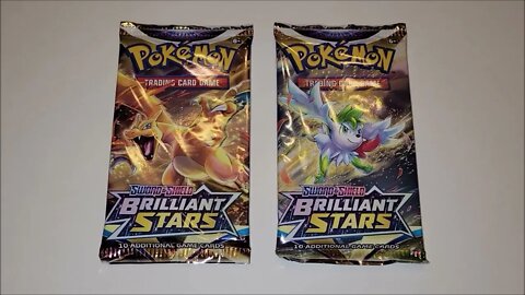 Opening Pokemon Sword & Shield Brilliant Stars Booster Packs