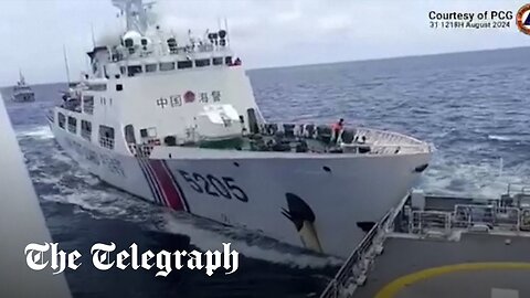 China and Philippines vessels collide in South China Sea