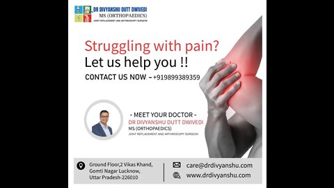 Top Orthopaedic Specialist Doctors in Lucknow - Dr. Divyanshu Dutt Dwivedi