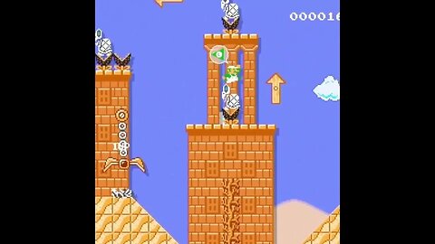 Skully bounce clip #mariomaker2 #nintendo #smm2