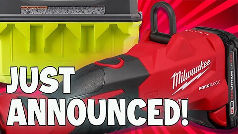 Milwaukee and RYOBI Drops ALL NEW power tools