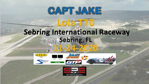 Race 2 | CAPT JAKE racing the Lola T70 | Sebring | 2old4forza and GTP series on SRS