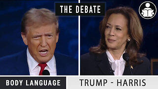 Body Language - Donald Trump and Kamala Harris, Presidential debate