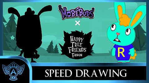 Speed Drawing: Happy Tree Friends Fanon - Ryan | Mobebuds Style