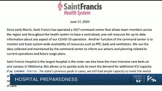 Tulsa hospitals say they're ready for a rise in COVID patients