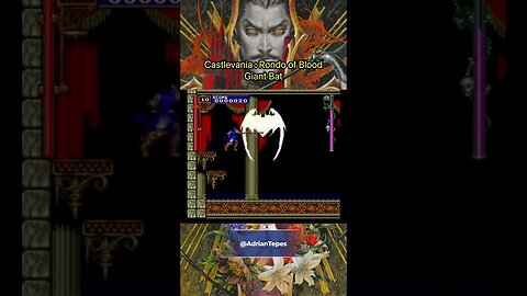 Castlevania: Rondo of Blood - Giant Bat #adriantepes #castlevanianocturne #rondoofblood #alucard