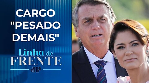 Jair Bolsonaro não quer que Michelle se candidate à presidência | LINHA DE FRENTE