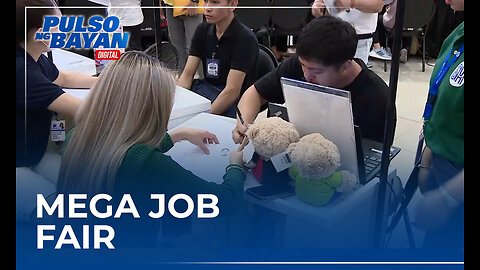 Mega job fair ng Manila LGU, binuksan para sa lahat; Ilang mga job applicant, hired on the spot