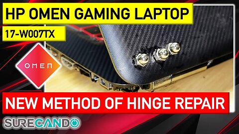 Revolutionary hinge repair for HP Omen 17-w007tx_ Game-changing fix!