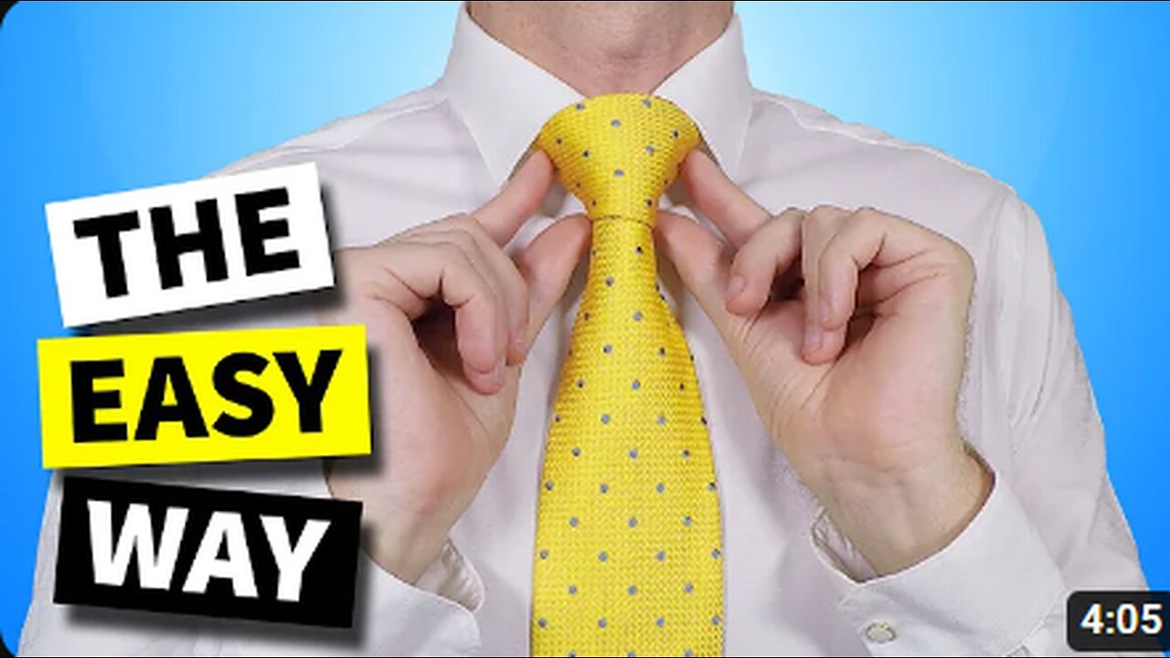 A closer look at Learning To Tie A Tie For Beginners