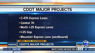 CDOT working on several major projects