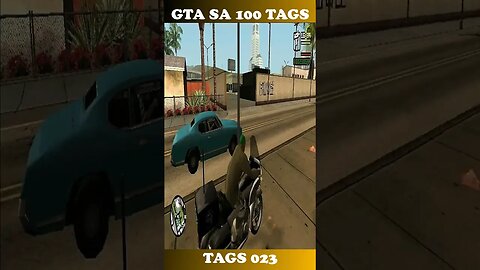 GTA SAN ANDREAS 100 TAGS TAG 023 #shorts #semedissaum #gta