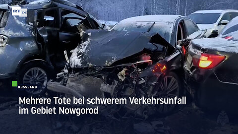 Mehrere Tote bei schwerem Verkehrsunfall im Gebiet Nowgorod