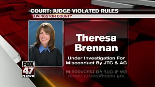 Judge violated judicial rules