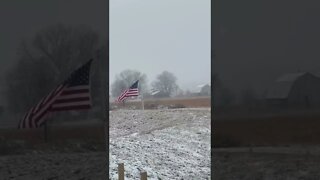 Country Snow Scene | Winter | Homestead | Snowy Weather