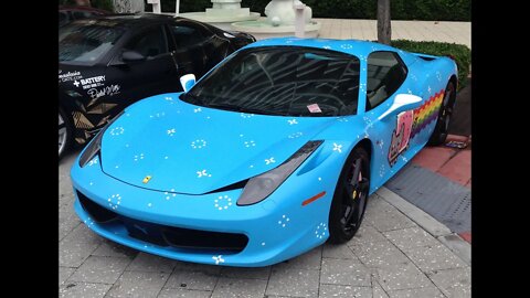 Deadmau5's Ferrari 458 Spider "Purrari" In Depth Tour At The 2014 Gumball 3000