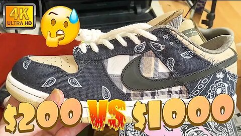 RskicksCN: Travis Scott Nike SB DUNK LOW "Cactus Jack" Replica: REVIEW |98%er/UA? 1K Vs $200 (4K)