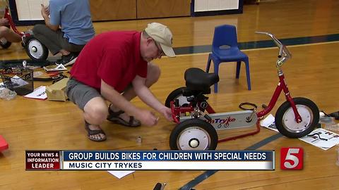 Music City Trykes Builds Bikes For Disabled Children