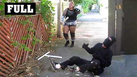 Intergender Match - Miniak VS Robb Banks - CHW Backyard Wrestling