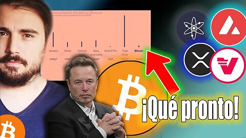 💥BITCOIN, es PRONTO. ELON HARTO! BANCOS en PROBLEMAS? ALTCOIN SUBE UN 70%! AVALANCHE, COSMOS, XRP...