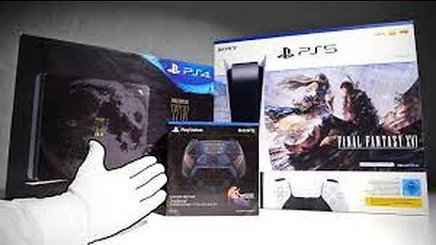 PS5 "FINAL FANTASY XVI" Console Unboxing! + DualSense + Collector's Edition