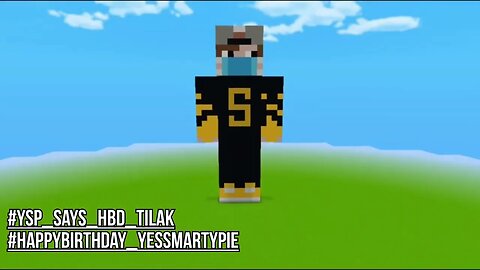 I Built The Biggest @YesSmartyPie Statue In Minecraft