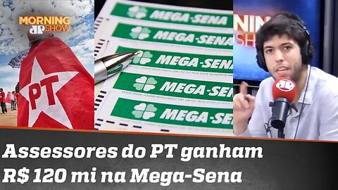 Assessores do PT ganham na Mega-Sena: “Não espere que dinheiro seja socializado”, diz Coppolla