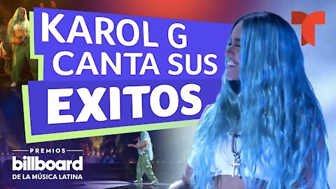 Presentación de Karol G en los premios Bilboard 2021