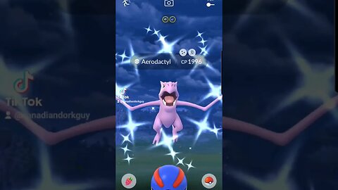 #shiny #aerodactyl #catch #pokemon #shinypokemon #pokemongo #letsgo #shinyhunt #shinyhunting #fyp