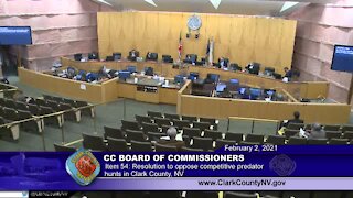 WATCH FULL | Clark County Commission discusses varmint hunts on Feb. 2, 2021