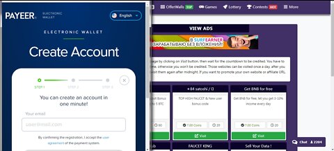 How To Claim Free Paid To Click Ads Payeer Coins At Earnbitmoon & Instant Withdraw Payeer