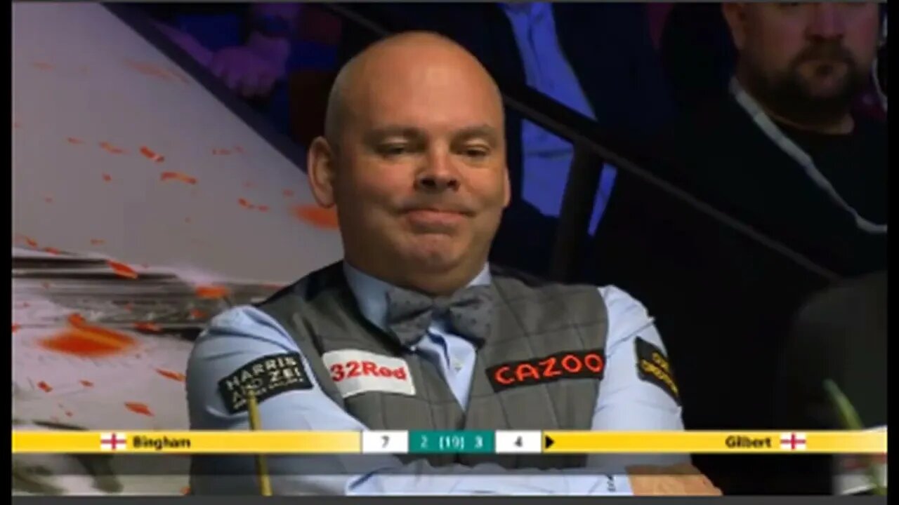 Staurt Rumble SNOOKER Stuart Bingham vs David Gilbert