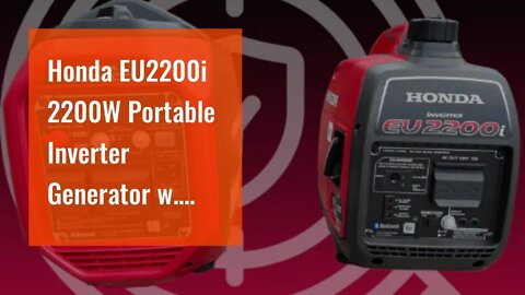 Honda EU2200i 2200W Portable Inverter Generator w. Companion and Parallel Cables