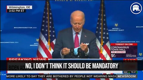 FLASHBACK: Biden & His Admin Promised No Vaccine Mandates