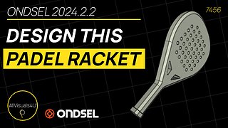 🥎 Ondsel Tutorial - Model A Padel Racket - Padel 3D - Ondsel ES - Ondsel FreeCAD