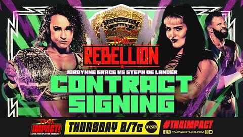 Knockouts Title Contract Signing Brawl! #shorts