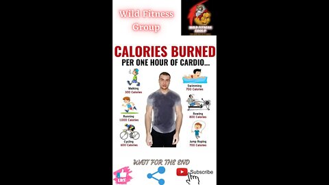 🔥Calories burned per one hour of cardio🔥#shorts🔥#viralshorts🔥#fitnessshorts🔥#wildfitnessgroup🔥