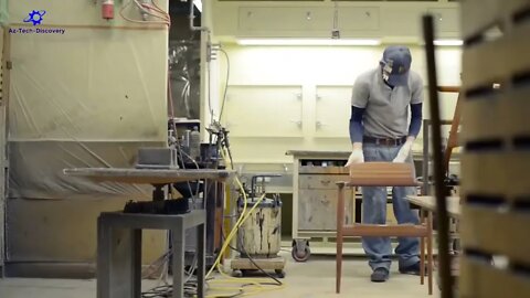 Amazing Woodworking Factory And Ingenious Worker At High Level