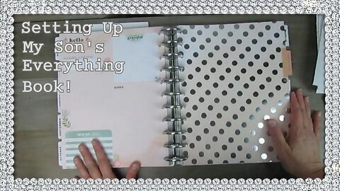 Setting Up My Son's Everything Book In A Big HP! #parenting #paperwork #tracking #childdevelopment